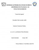 FACULTAD DE DERECHO “Teoría Del Ingreso”