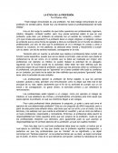 Ensayo: LA ÉTICA DE LA PROFESIÓN.