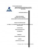 LA FAMILIA Y EL DESARROLLO DEL AUTOESTIMA EN NIÑOS DE 6 A 12 AÑOS DE EDAD.