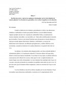 Carta de lector cambio climatico