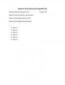 Reporte de prácticas de hoja de cálculo y operaciones