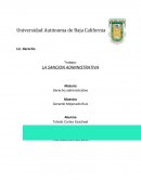 LA SANCIÓN ADMINISTRATIVA.