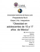 Obesidad en adolescentes de 15 a 17 años de México