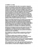 LA QUIMICA Y LA VIDA.