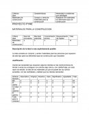 PROYECTO PYME MATERIALES PARA LA CONSTRUCCION