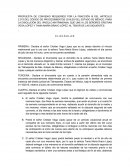 Propuesta de convenio/ divorcio