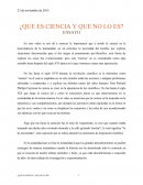 Que es ciencia y que no.