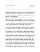 El aprendizaje del aprendizaje.