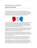 Servicios de un usuario hyper conectado