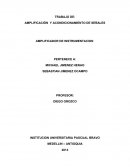 Amplificación y acondicionamiento de señales. Amplificador de instrumentacion
