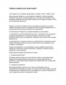 TEORIA COGNITIVA DE JEAN PIAGET.