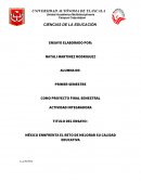 México enfrenta el reto de mejorar su calidad educativa