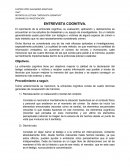 Entrevista cognitiva.