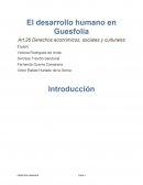 El desarrollo humano en Guesfolia