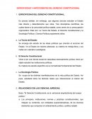 ESPECIFICIDAD Y ANTECEDENTES DEL DERECHO CONSTITUCIONAL