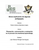 Breve explicación de algunas pedagogías