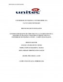 ESTUDIO COMPARATIVO DE CÓMO INFLUYE LA CULMINACIÓN DE LA MAESTRÍA EN FINANZAS Y MAESTRÍA EN PROYECTOS EN LA UNIVERSIDAD TECNOLÓGICA UNITEC – CAMPUS TEGUCIGALPA.