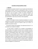 Sociedades de Resposabilidad limitada