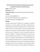 PARTICIPACIÓN DE PROFESORAS INVESTIGADORAS EN ESTANCIAS ACADÉMICAS NACIONALES E INTERNACIONALES