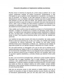 Actuación del gobierno al implementar medidas económicas