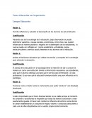 Educación en Preparatoria.