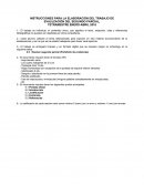 INSTRUCCIONES PARA LA ELABORACIÓN DEL TRABAJO DE EVALUZACIÓN DEL SEGUNDO PARCIAL,