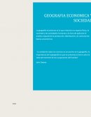 Geografia economica y sociedad.