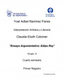 Ensayo argumentativo: Edipo rey