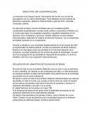 BASES PARA UNA CIUDADANIAGLOBAL