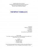 Ingles. TIEMPOS VERBALES