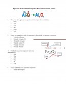 Ejercicios Nomenclatura Inorgánica Para Primer exámen parcial