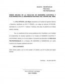 MODELO DE SOLICITUD DE INSCRIPCIÓN DE PRACTICAS PRE-PROFESIONALES