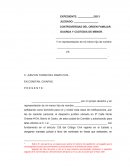 Demanda de guarda y custodia de menores