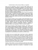 Control de lectura: La flora y fauna en México y su regulación
