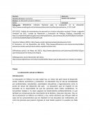 La educación actual en México. Actividad