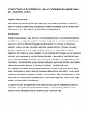 CONDUCTIVIDAD ELÉCTRICA DE LAS SOLUCIONES Y SU IMPORTANCIA EN LOS SERES VIVOS