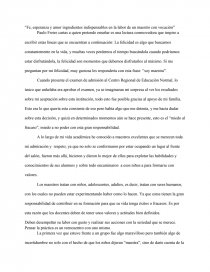 Carta reflexiva a un maestro.. Página 1