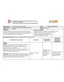 Planeación tipo semanal por proyecto