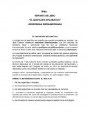 EL QUEHACER DIPLOMATICO.