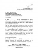 JUICIO: DIVORCIO VOLUNTARIO.