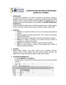 La medicion como recurso en operaciones basicas de la quimica