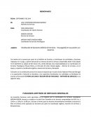 Distribución de funciones Anfitrión de Servicios – Encargado(s) en vacaciones y/o Ausencia.