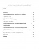 ASPECTOS FISCALES RELACIONADOS CON LAS SOCIEDADES