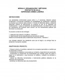 MÓDULO: ORGANIZACIÓN Y MÉTODOS PROYECTO DE AULA