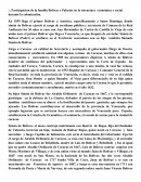 Participácion de la familia Bolívar y Palacios en la estructura económica y social durante la colonización.