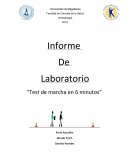 Informe De Laboratorio: “Test de marcha en 6 minutos”