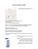 Estudio de control Healthy Temptation S.A de C.V