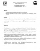 Deshidratacion de alcoholes. Analisis de resultados