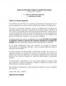 MODO DE PROCEDER CONTRA EL AUSENTE DECLARADO