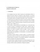 LA INFORMALIDAD EN BOLIVIA